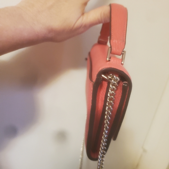 Kate Spade New York Roulette Top Handle Crossbody Bag. Peach Melba - Picture 12 of 16